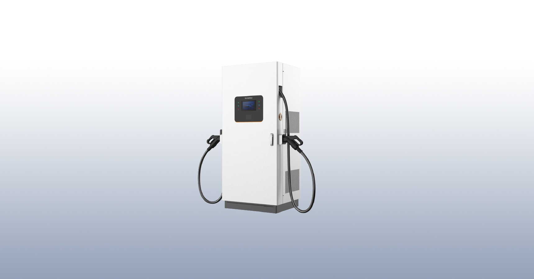 双枪/双桩同充，功率平滑升级，适用各种重卡、工程机械充电场景